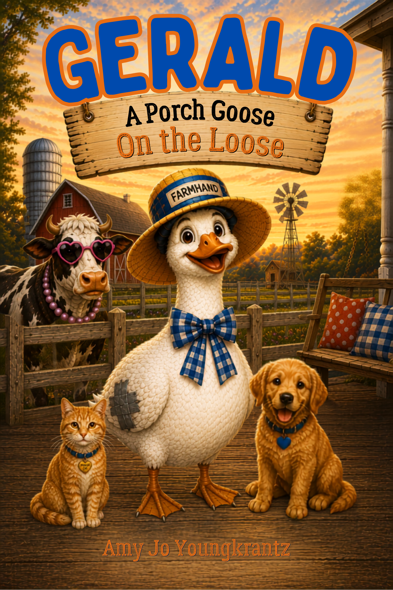 Draft cover for Gerald: A Porch Goose on the Loose